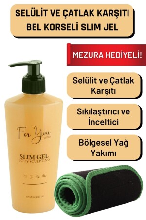 Slim Jel Inceltici -sıkılaştırıcı-yağ Yakıcı–bölgesel Incelme-çatlak Karşıtı Ve Selülit Kremi (SET) - 2