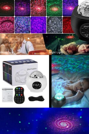 Smart App Fernbedienung Musik Stern Projektor Licht Geschenk Home Dekoration Galaxy Licht Disco Lampe re43c - 7