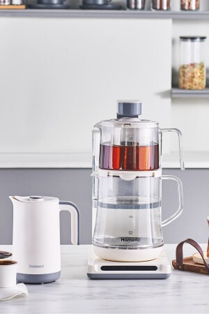 Smart Royaltea Plus 2 in 1 automatische Tee- und türkische Kaffeemaschine, weiß - 2