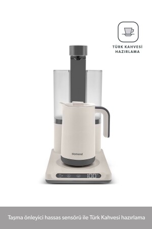 Smart Royaltea Plus 2 in 1 automatische Tee- und türkische Kaffeemaschine, weiß - 5