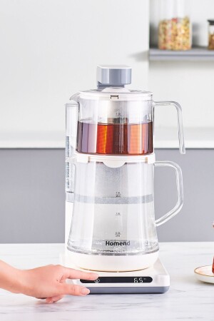 Smart Royaltea Plus 2 in 1 automatische Tee- und türkische Kaffeemaschine, weiß - 6