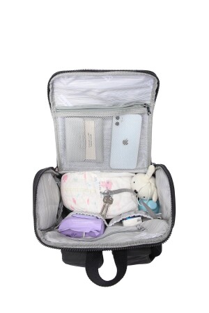 Smbyb3000-0007A. Brauner Babypflegerucksack für Damen - 6