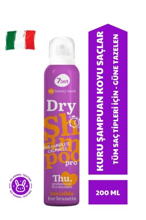 Smooth-Silky Hair Trockenshampoo für dunkles Haar erfrischt fettiges Haar - 3