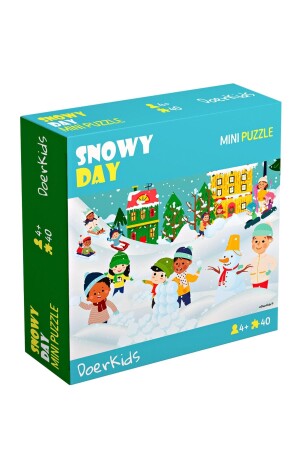 Snow Fun Mini-Puzzle 40 Teile, Alter 4 - 2