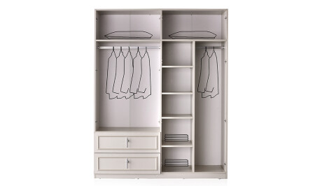 Sofia 4-türiger Kleiderschrank - 4