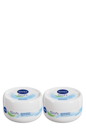 Soft Cream 200 ml, feuchtigkeitsspendende Pflegecreme, Gesichts-, Körper- und Handpflege, X2 SET. NVE. 562 - 2