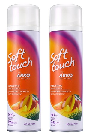 Soft Touch Tropical Wind Damen Rasiergel 2x200 ml - 2