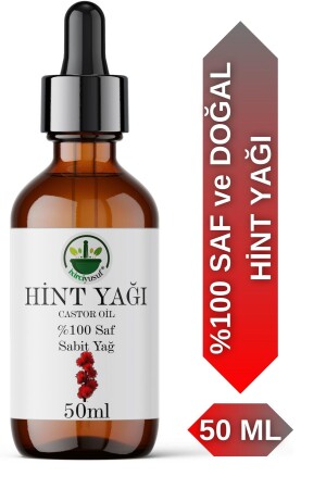 Soğuk Sıkım Hint Yağı %100 Saf Ve Doğal (50ML) hint50 - 1