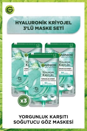 Soğutucu Göz Maskesi Hyaluronik Kriyo Jel 5 gr X 3 Adet - 2