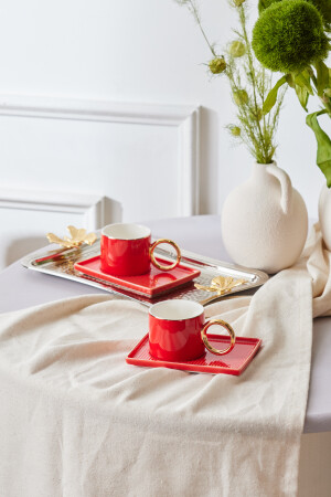 Soho Red Kaffeetassen-Set für 2 Personen 80 ml 153. 03. 05. 0138-1 - 3