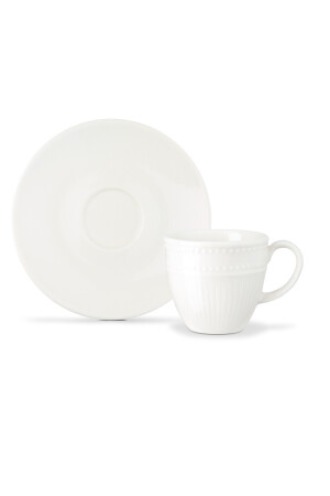 Soleil Kaffeetassen-Set für 2 – Weiß – 90 ml FINC0000000059-8682116900232 - 4