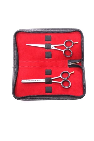 Solingen Professional Cut Friseurschere + Zwischenschere + Taschenset - 1