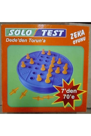 Solo Test Zeka Oyunu ( 1 Kutu 24 Adet ) Bilgin Misin, Beyinsiz Mi? Dede Den Toruna Nostaljik Eğlence Solo24lü - 4