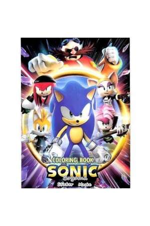 Sonic Boyama Kitabı Stickerlı (16 Sayfa) - 2