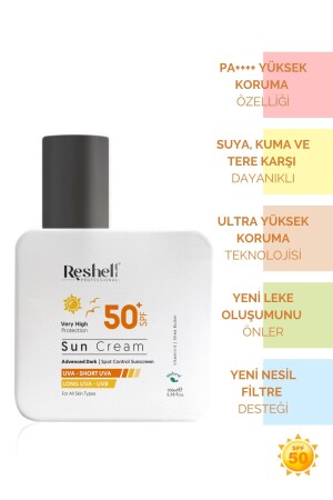 Sonnencreme für das Gesicht, LSF 50, hoher UVA-UVB-Schutz, 100 ml - 1