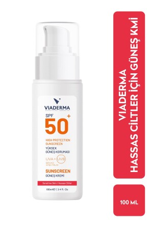 Sonnencreme für Gesicht und Körper mit LSF+50 und hohem Schutz für empfindliche, trockene und gerötete Haut, 100 ml TYCK669G2N168666059116190 - 2