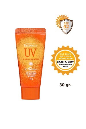 Sonnencreme mit hohem Schutzfaktor, die den Hautton ausgleicht und aufhellt. 30 g UV-Sonnenschutzcreme 8809738315811 - 2