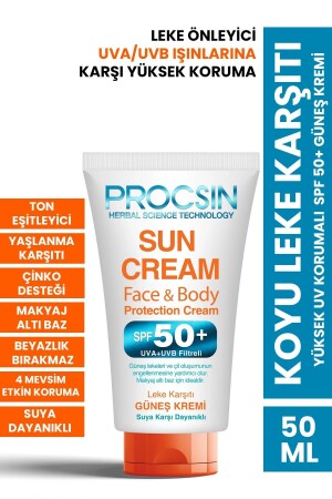 Sonnencreme mit hohem UV-Schutz, zur Vorbeugung dunkler Flecken, LSF 50, 50 ml - 3