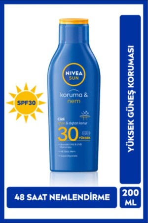 Sonnenschutz & Feuchtigkeit feuchtigkeitsspendende Sonnenlotion GKF 30 200 ml 4005900253217 - 2