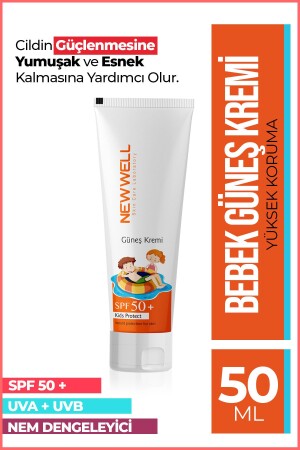 Sonnenschutz-Kindercreme Spf 50+ (50 ml) Bebekguneş - 3