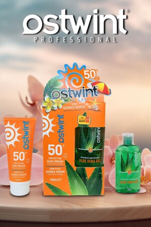 Sonnenschutz LSF 50+ 100 ml mit Vitamin E + Aloe Vera Gel 100 ml - 10