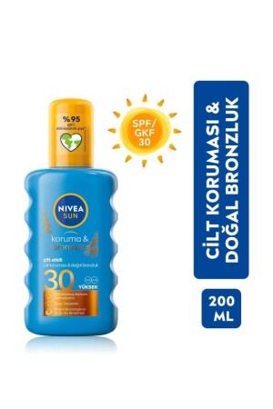 Sonnenschutz- und Bräunungsverstärkendes Sonnenspray 30 Faktor 200 ml 4005900253729 - 2