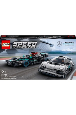 Speed Champions Mercedes-AMG F1 W12 E Performance ve Mercedes-AMG Project One 76909 (564 Parça) MP37715 - 6