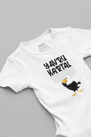 Spezielles Design Baby Eagle Beşiktaş Baby Body Weiß Badi Zıbın 5193-2 - 1