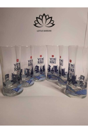 Spezielles Design: Istanbul-İstiklal gemustertes Raki-Glas (6 Stück) TYC00156377111 - 2