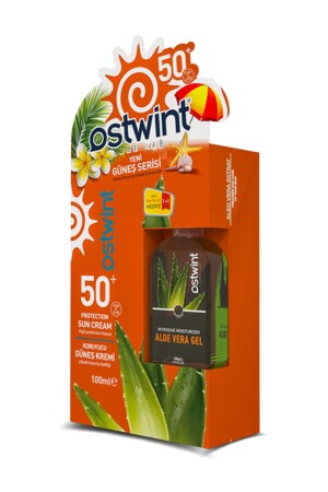 Spf 50- Güneş Kremi 100 Ml E Vitaminli - Aloe Vera Jel 100 Ml - 4