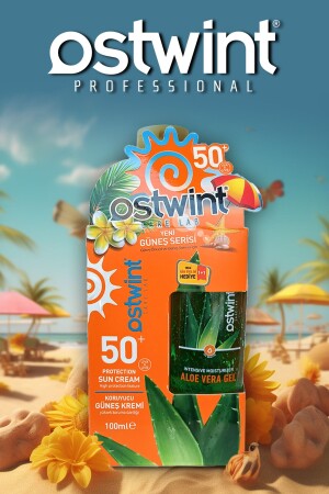 Spf 50- Güneş Kremi 100 Ml E Vitaminli - Aloe Vera Jel 100 Ml - 9