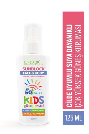 Spf 50- Koruma Ve Bakım Çocuk Güneş Kremi 125 Ml Yüksek Güneş Koruyucu 8431 - 3