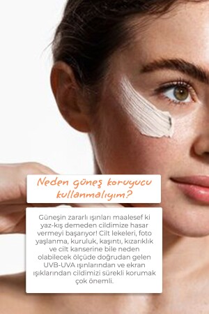 Spf 50 Leke Karşıtı Aydınlatıcı Etkili Yüksek Koruyucu Niacinamide Içeren Yüz Güneş Kremi 50 ml - 8