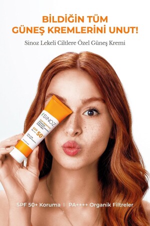 Spf 50 Leke Karşıtı Aydınlatıcı Etkili Yüksek Koruyucu Niacinamide Içeren Yüz Güneş Kremi 50 ml - 4