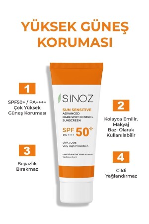 Spf 50 Leke Karşıtı Aydınlatıcı Etkili Yüksek Koruyucu Niacinamide Içeren Yüz Güneş Kremi 50 ml - 5