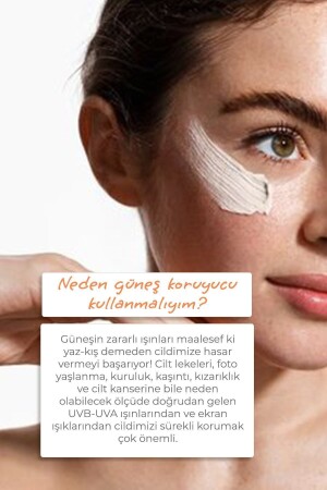 Spf 50 Leke Karşıtı Aydınlatıcı Etkili Yüksek Koruyucu Niacinamide Içeren Yüz Güneş Kremi 50 ml - 7