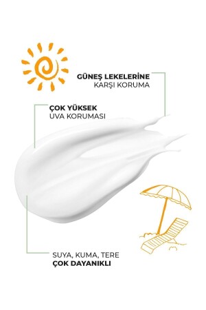 Spf 50 Leke Karşıtı Yüksek Koruyucu Yüz Güneş Kremi 50 ml Normal Ve Kuru Ciltler Için - 8