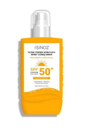 Spf 50 Ultra Yüksek Koruyucu Vücut Güneş Kremi Sprey 200 ml - Nemlendirici Hassas Bakım - 5