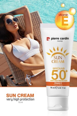 Spf 50 Yüz Ve Vücut Güneş Kremi 75 ml Normal Ve Kuru Ciltler Için Çok Yüksek Koruma - 2