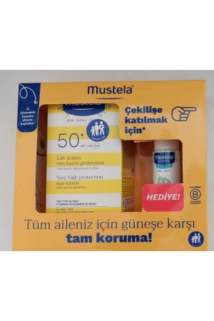 Spf50- Çok Yüksek Koruma Faktörlü Güneş Losyonu 100ml - Hydrabebe Vücut Losyonu 50ml - 1