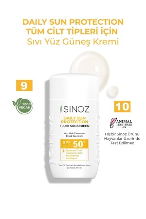 Spf50 Günlük Kullanım Sıvı Yüz Güneş Kremi - Yeni Nesil Güneş Filtreleri Ile Hibrit Formül 50ml - 6