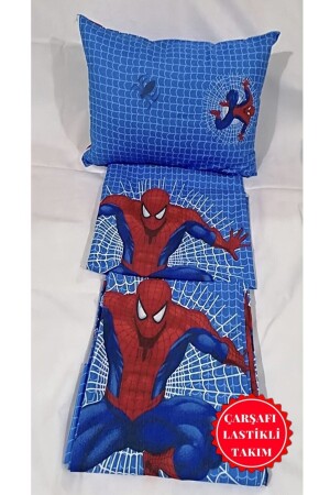 Spiderman Bettbezug-Set (elastisches Laken 100 x 200) Variantlispider - 1