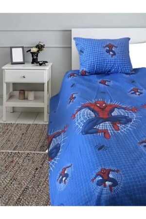 Spiderman Bettbezug-Set, unelastisches Bettlaken, 150 x 240 cm, TYC00361803636 - 4