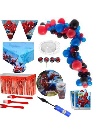 Spiderman Luxus-Geburtstagsset, Spiderman-Partypaket für 16 Personen - 3