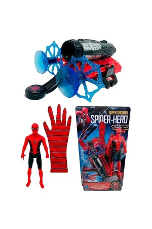 Spiderman Spiderman Web-Wurf-Pfeil-Wurf-Saugnapf-Handschuhe und leuchtende Figur - 3