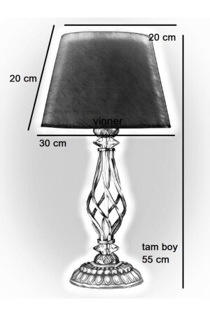 Spiral-Lampenschirm mit Antik-Finish – Milchweiß H1ABJESK019 - 5