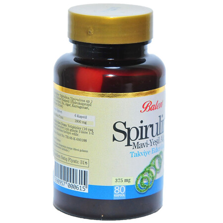 Spirulina Blaualge 80 Kapseln - 7