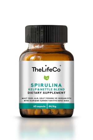 Spirulina Kelp & Nettle 60 Kapsül - 3