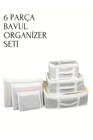 .sport.1855 Valiz Içi Düzenleyici Organizer 6 Parça - Luggage Organizer 6 Pcs BavulOrganizer6pcs - 2