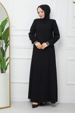 SPORTLICHES DESIGN JUNGES SOMMERKLEID DÜNNER WABENSTOFF CHIC TREND ABAYA TOPCOAT NEUE SAISON - 1